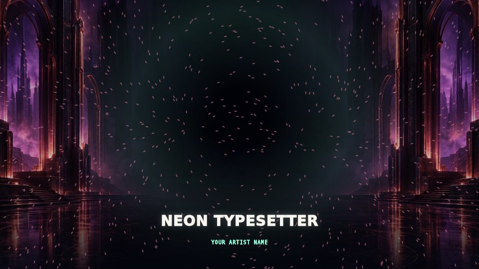 Neon Typesetter preview still